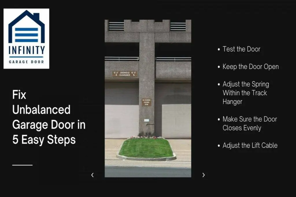 FIX UNBALANCED GARAGE DOOR IN 5 EASY STEPS