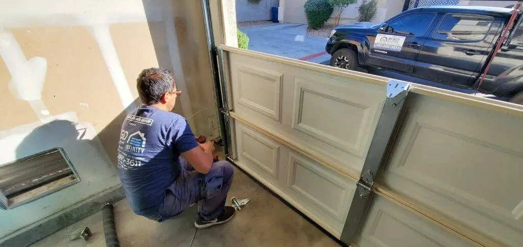 Replacing Broken Garage Door Rollers in Las Vegas