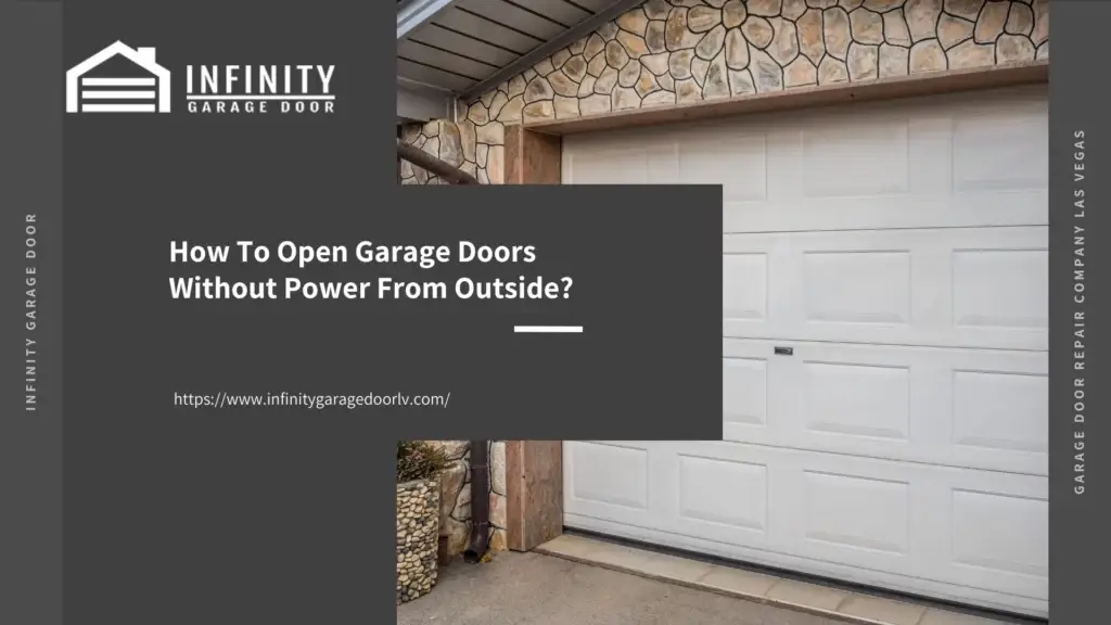 How-To-Open-Garage-Doors-Without-Power-From-Outside