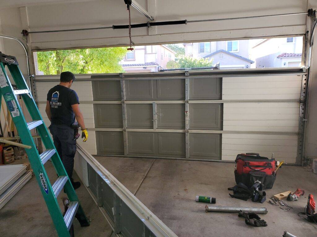 Garage door springs repair