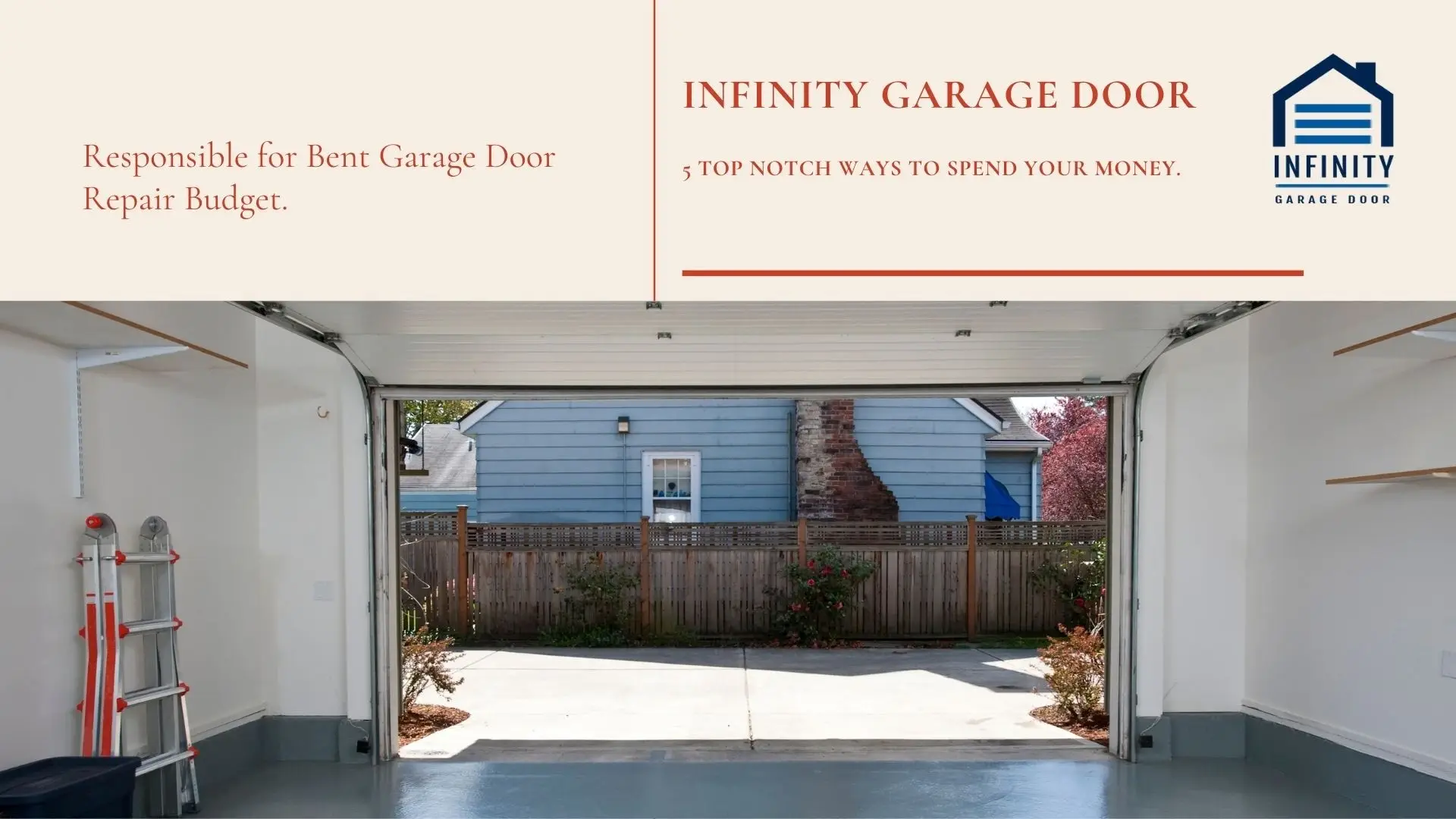 Garage door bent panel repair las vegas