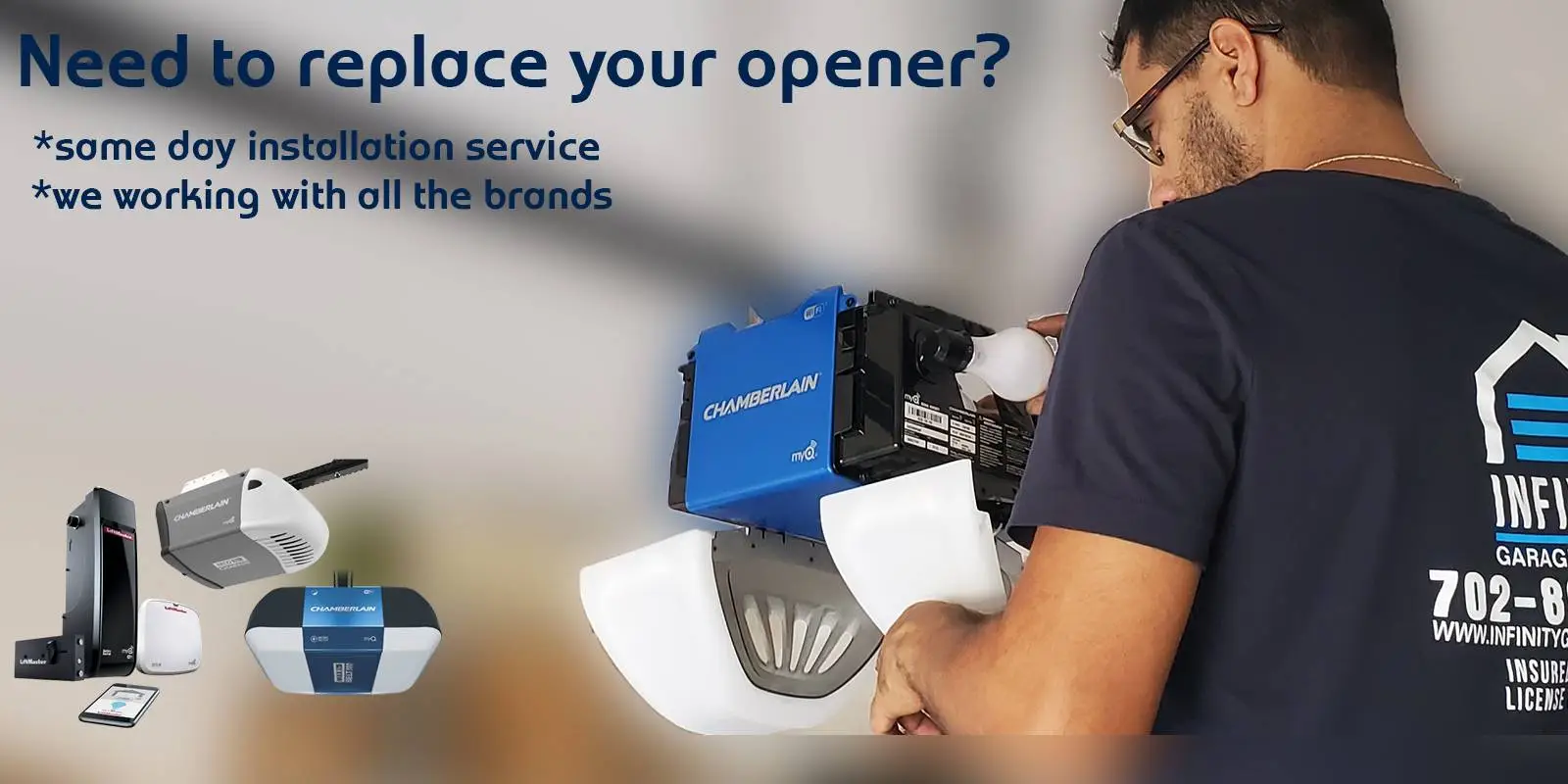 Infinity Garage Door - Smart Garage Door Opener Installation in Las Vegas