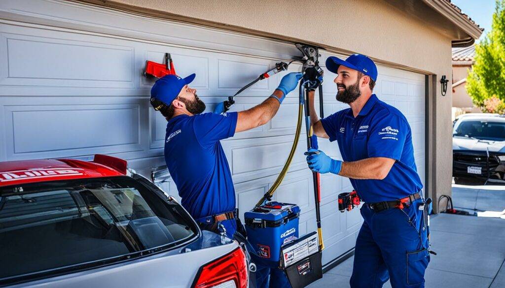 Expert Garage Door Repair Team at Work