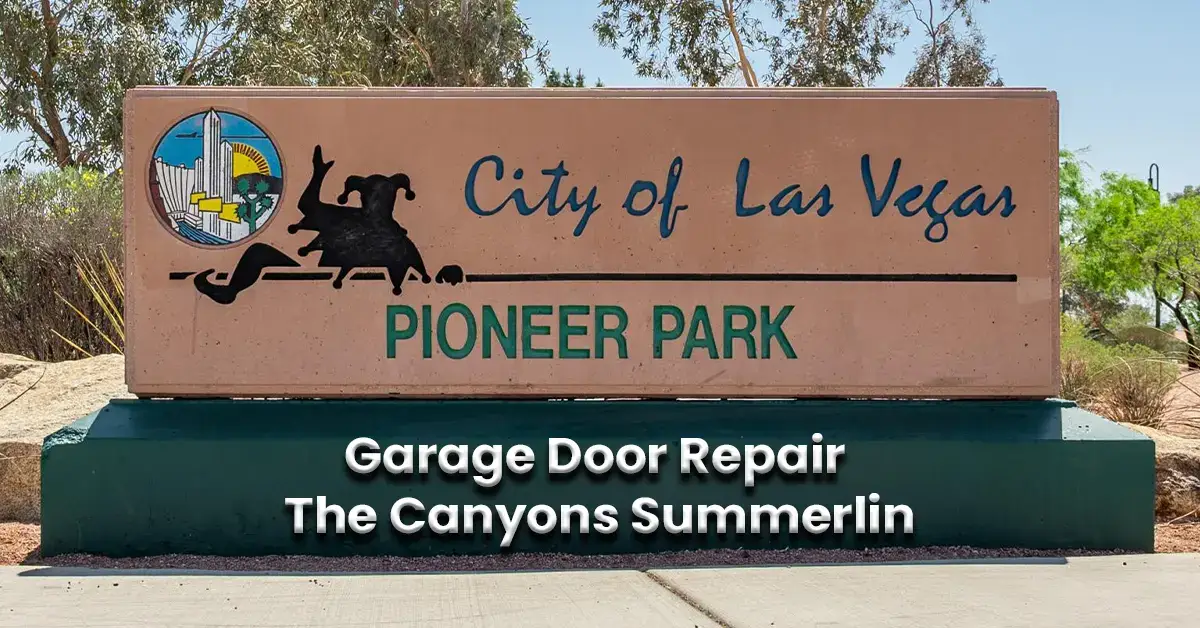 Garage Door Repair Pioneer Park Summerlin