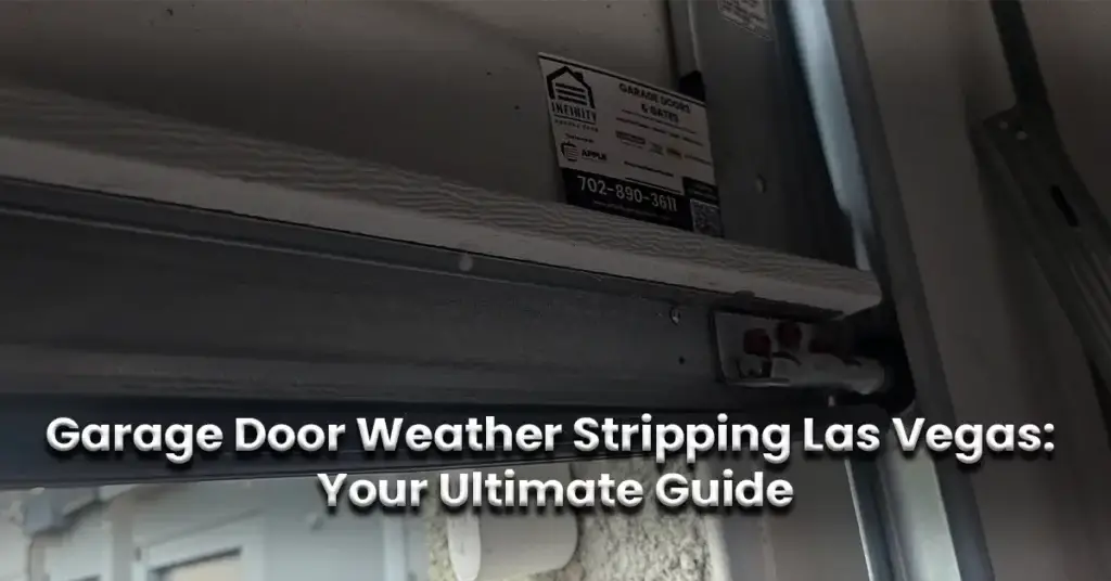 Garage Door Weather Stripping Las Vegas