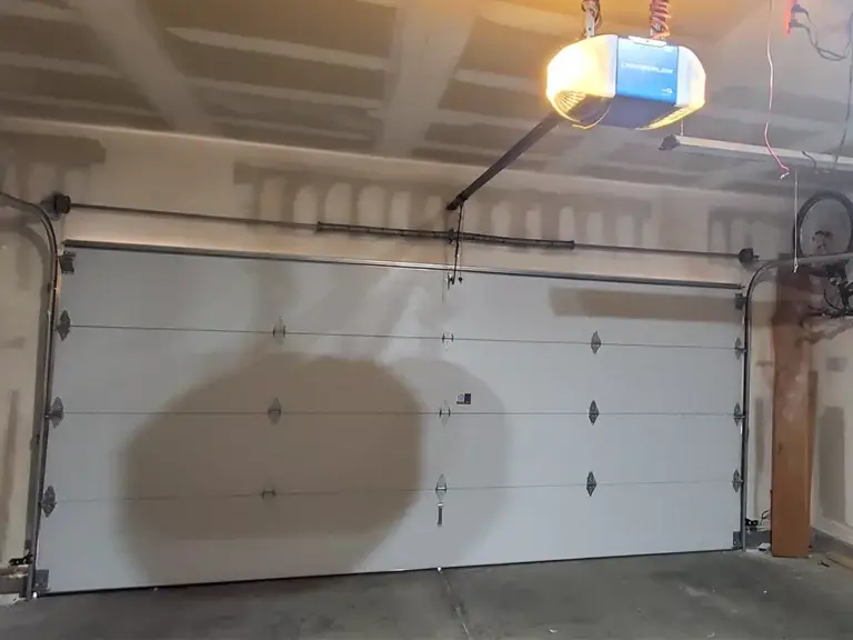 Insulated basic garage door.