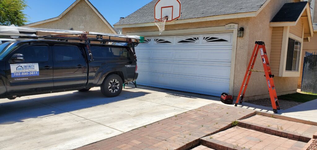 Getting ready for garage door installation in Summerlin