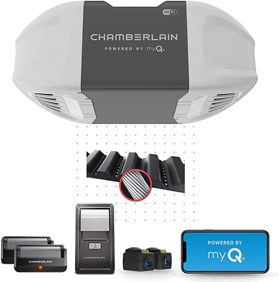 Chamberlain belt drive garage door opener