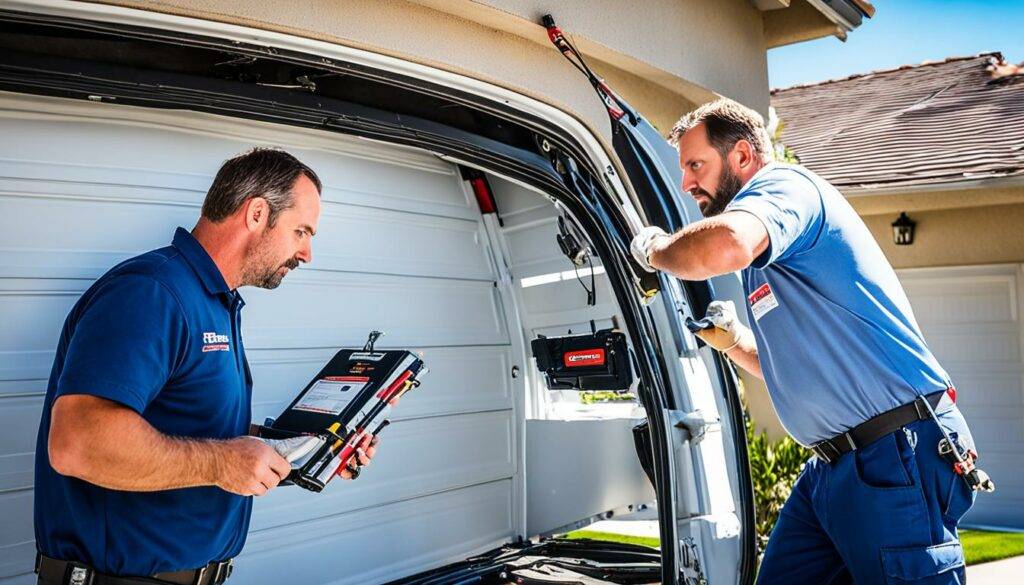 Expert Garage Door Repair Technicians in Action