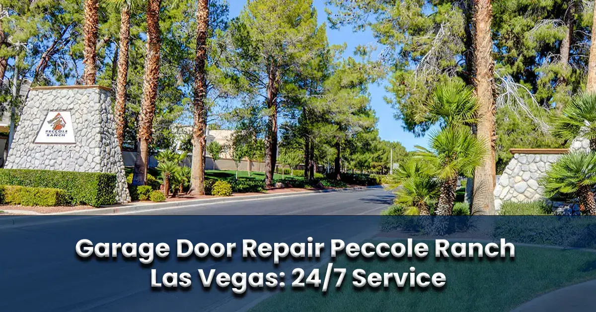 Garage Door Repair Peccole Ranch Las Vegas: 24/7 Service