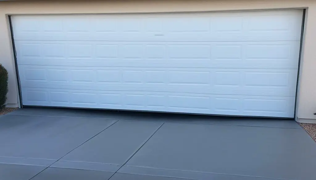 Garage door only opens a foot