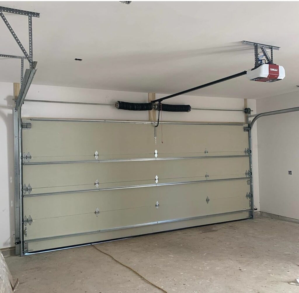 Insulated garage door