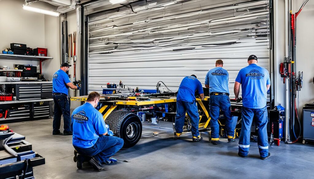 Professional Infinity Garage Door Repair Team at Work in Southern Highlands