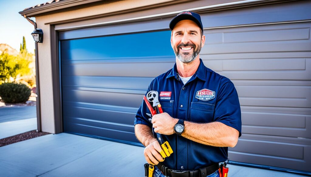 Top-rated garage door technician in Las Vegas