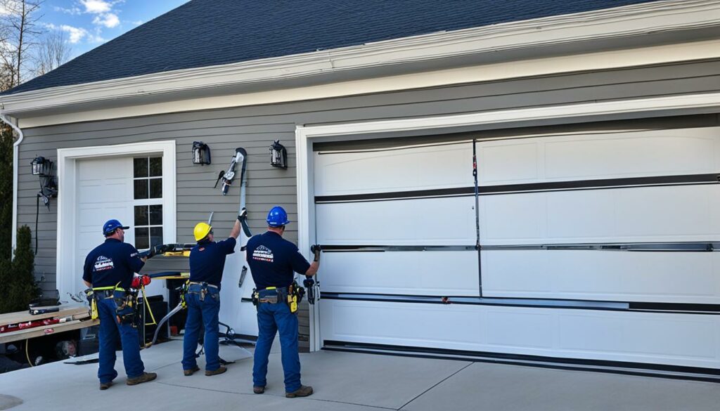 Expert Garage Door Installation Seven Hills Team at Work