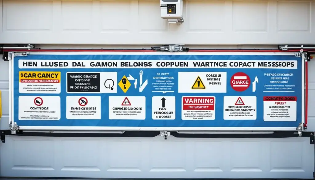 garage door safety precautions