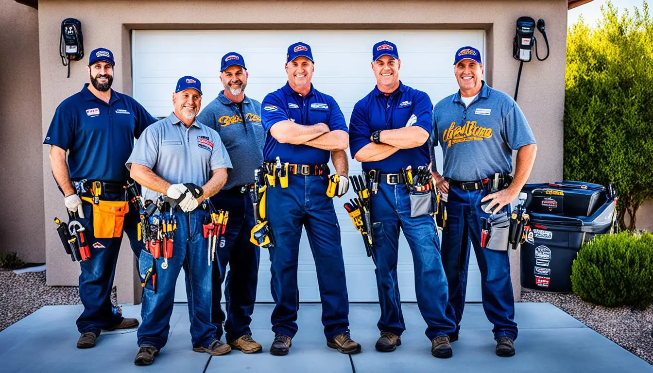 top-rated garage door technicians Las Vegas