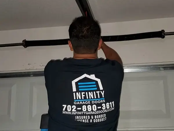 Broken garage door spring repair in Spring Valley 1